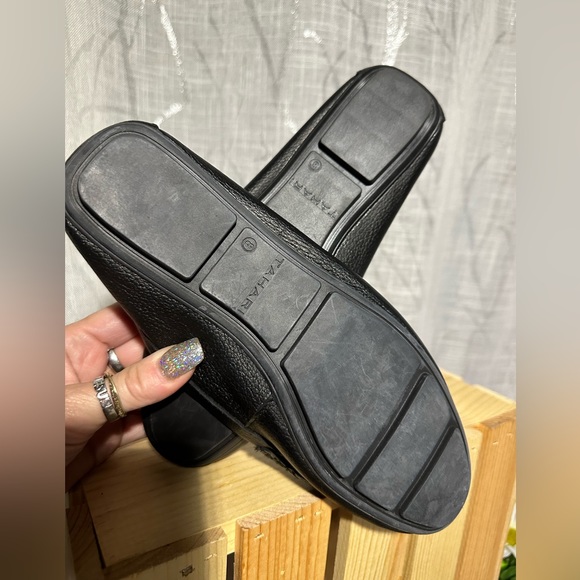 Tahari "Marilu" leather loafers in black - size 8 NWT - Picture 6 of 6